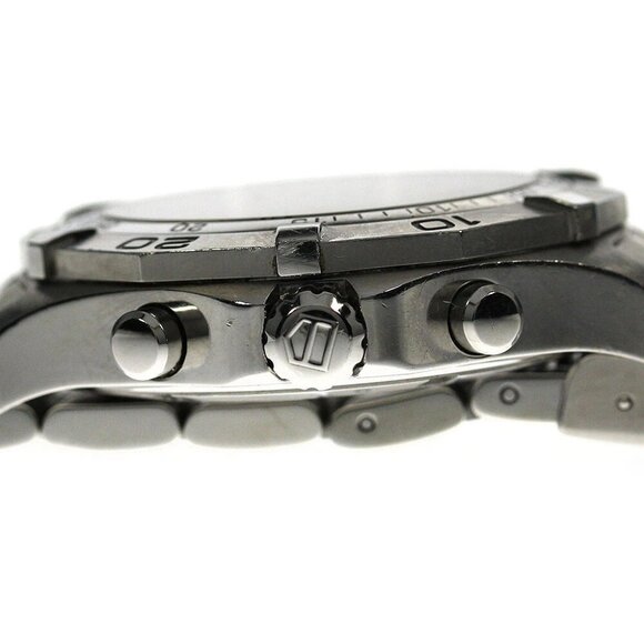 TAG HEUER Aqua racer CAF101F Chronograph Date Silver Dial Quartz Men's - Picture 8 of 11